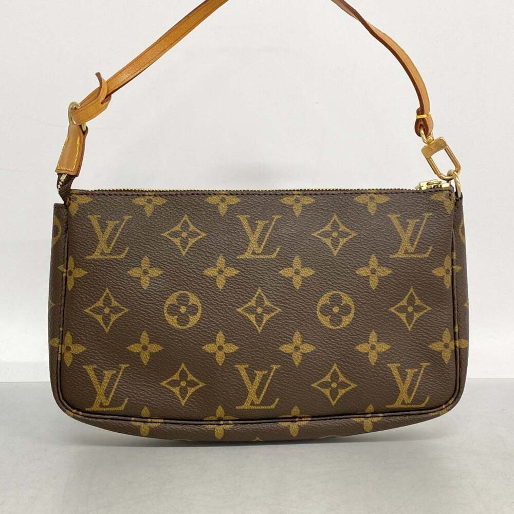LOUIS VUITTON Brown Monogram Pochette Pouch - Picture 10 of 10